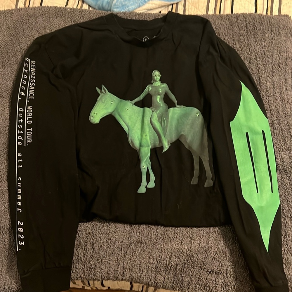 Long sleeve Beyoncé Renaissance merch t-shirt size XXL